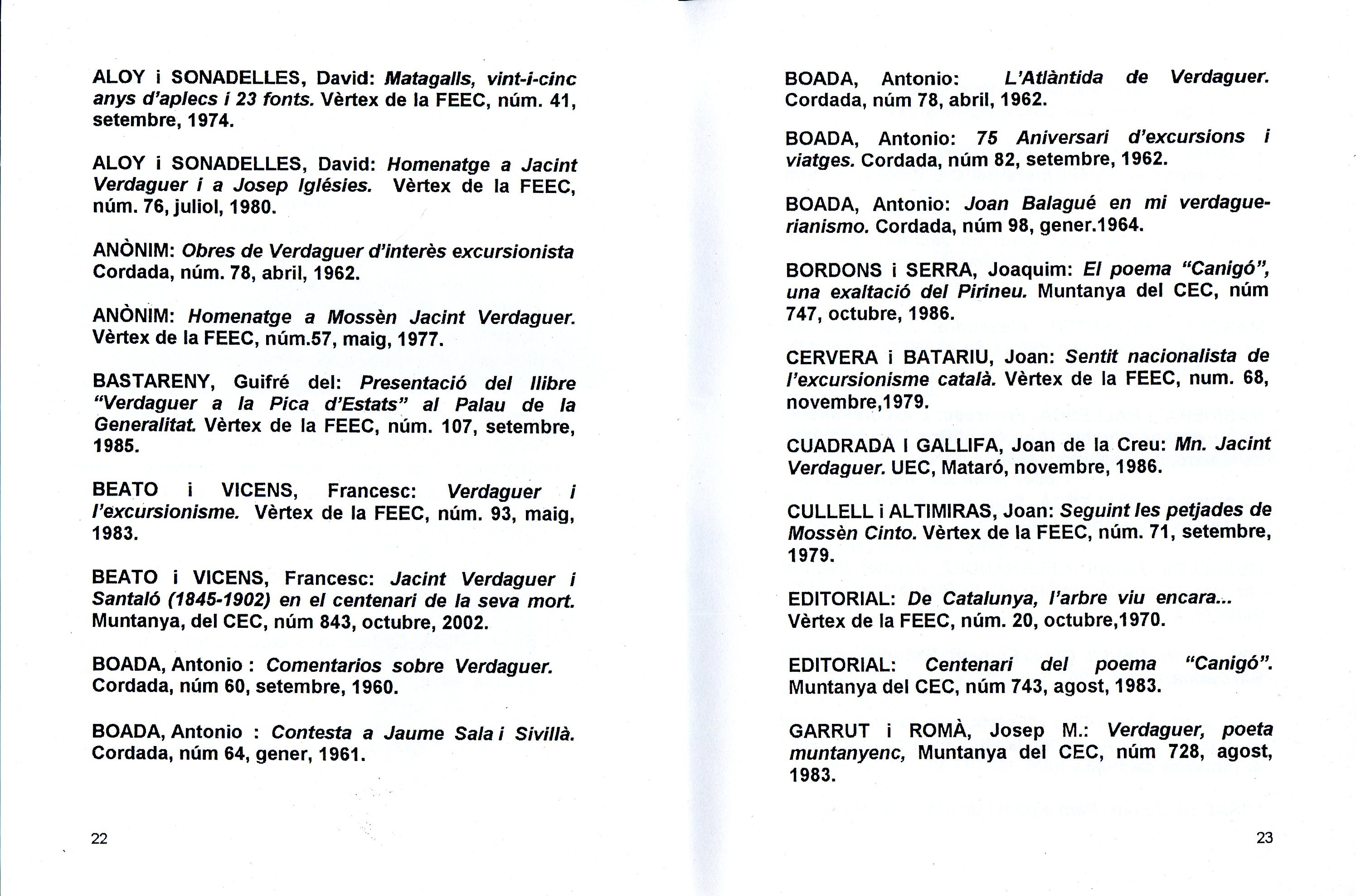 Diada de Verdaguer excursionista : Vil-la Joana - Vallvidrera : 28 de març de 2004 - Miniatura 3